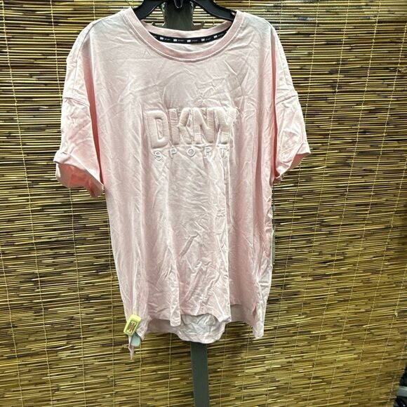 Dkny Sport Women S Cotton Logo T-Shirt Pink Size‎ Small - Picture 1 of 2
